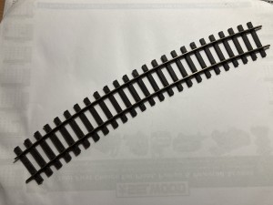 PECO Set Track  7mm 2nd radius x 8 Panels